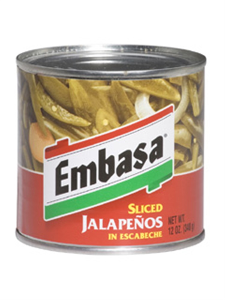 Embasa Sliced Jalapenos in Escabeche 12 oz.