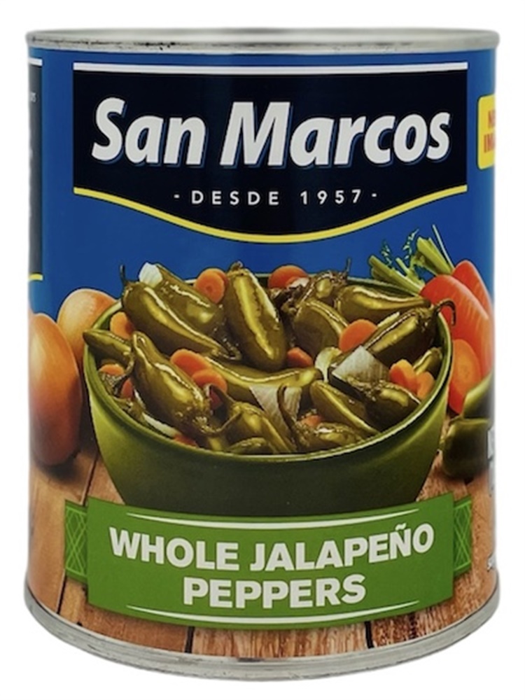 San Marcos Whole Jalapeno Peppers 26 oz