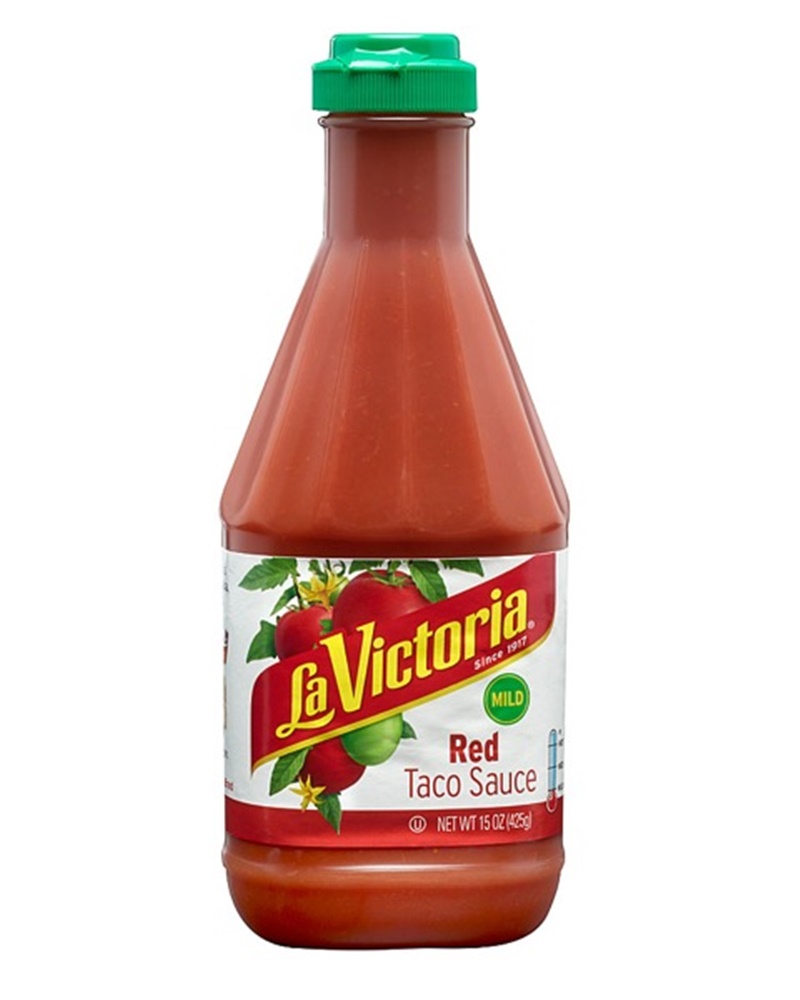 Red Taco Sauce La Victoria Mild 15 oz