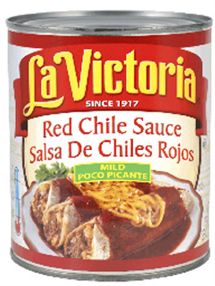 Red Chili Sauce Salsa de Chile Colorado Medium by Las Palmas 28 OZ