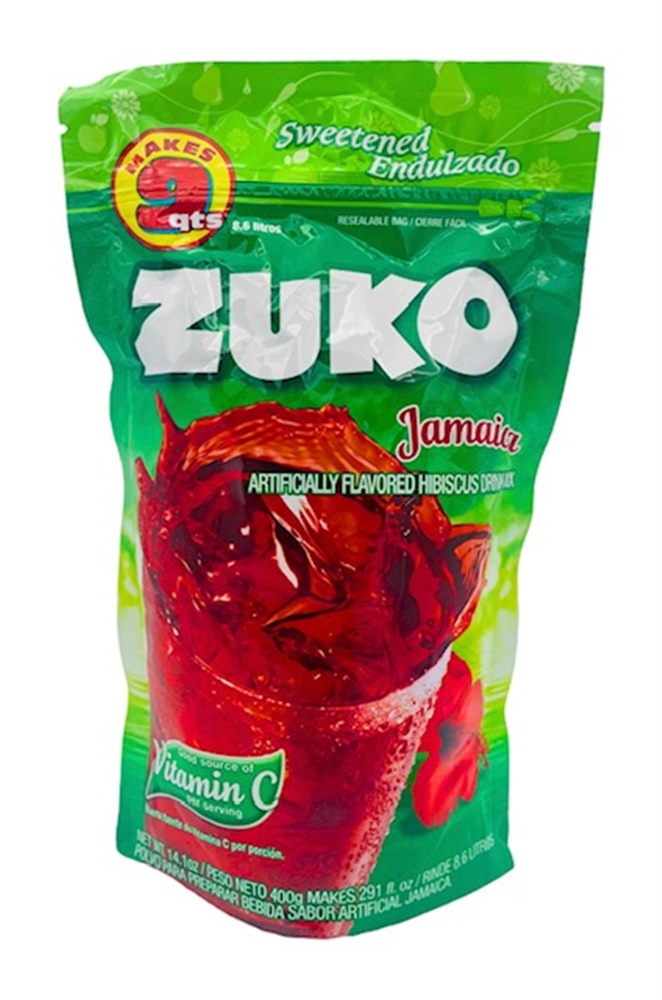 Zuko Hibiscus / Jamaica Flavor Drink Mix (8.6 Liters) 14.1 oz