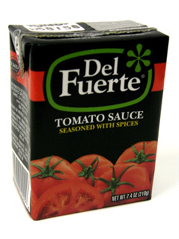 Del Fuerte Tomato Sauce Seasoned with Spices Tetra Pak 7.4 oz (Pack of 6)
