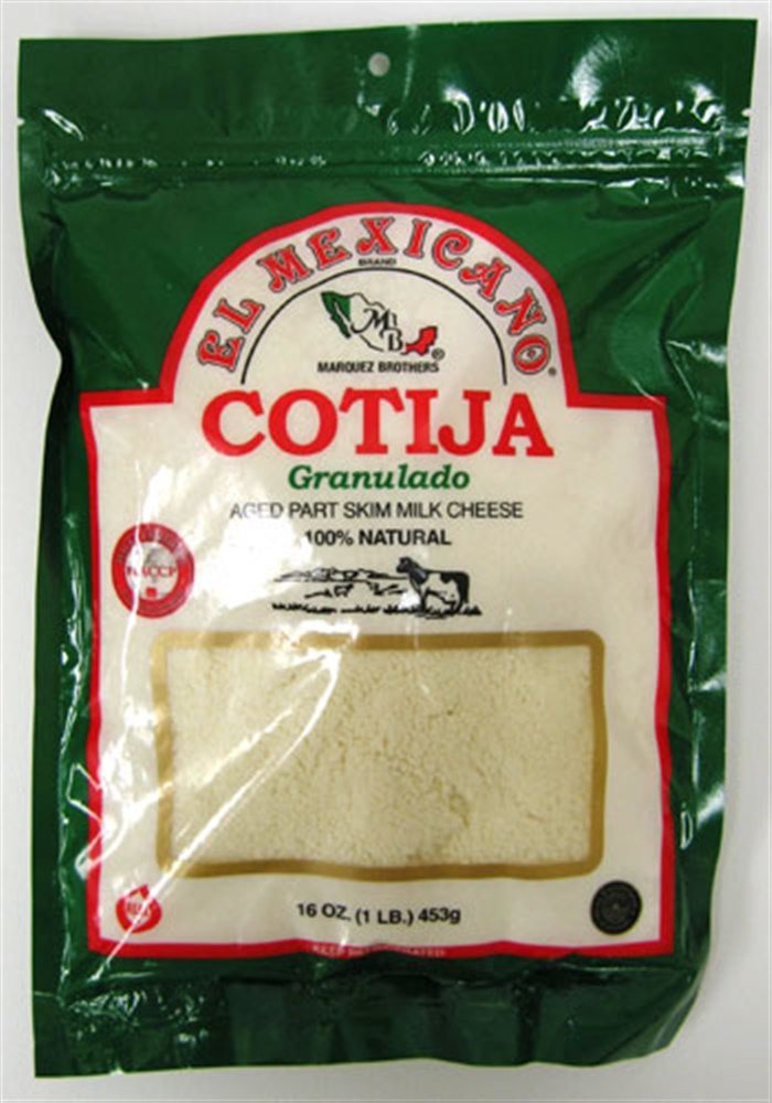 Queso Cotija Granulado - Grated Cotija Cheese 16 Oz