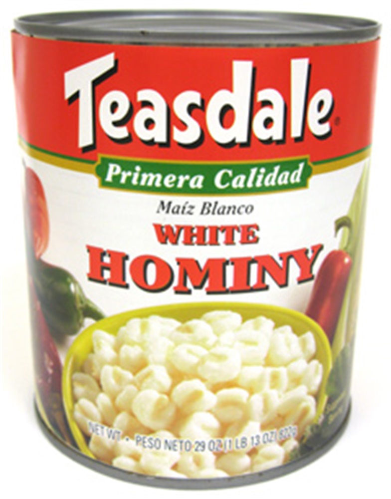 Maiz Blanco White Hominy by Teasdale 29 oz