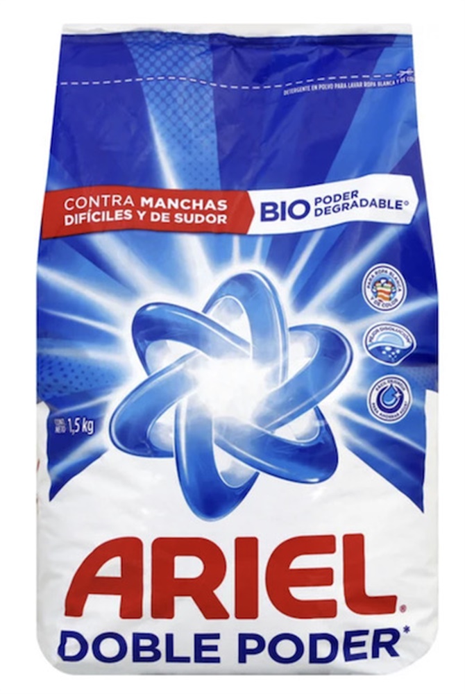 Ariel Ultra Oxi Powder Laundry Detergent Size 1.5 Kilos 3.3 lbs