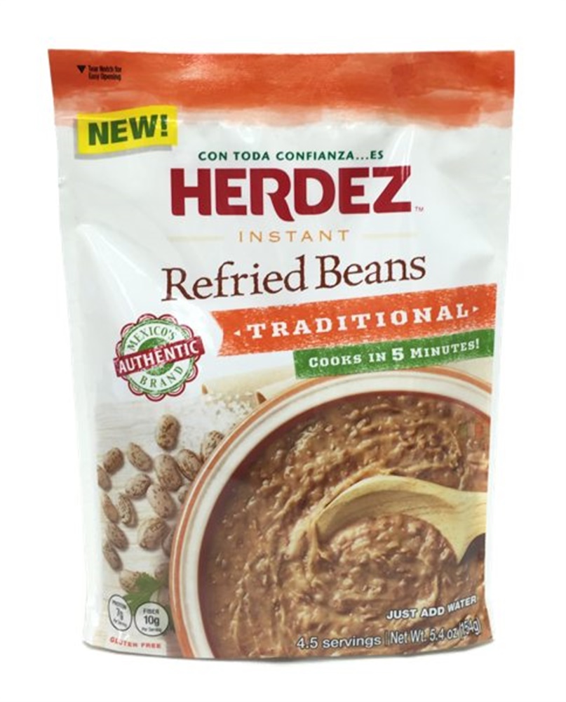 Herdez Instant Refried Beans Traditional (Pack of 3)