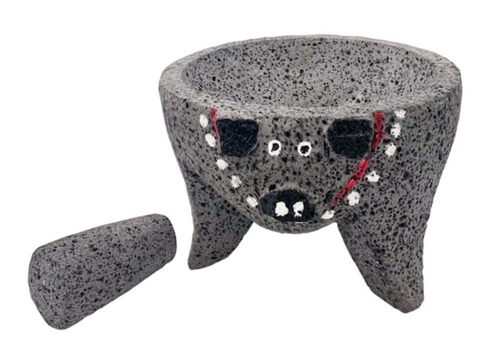 Molcajete large black stone